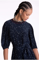 Vestido Libelula Ruffle Estampado