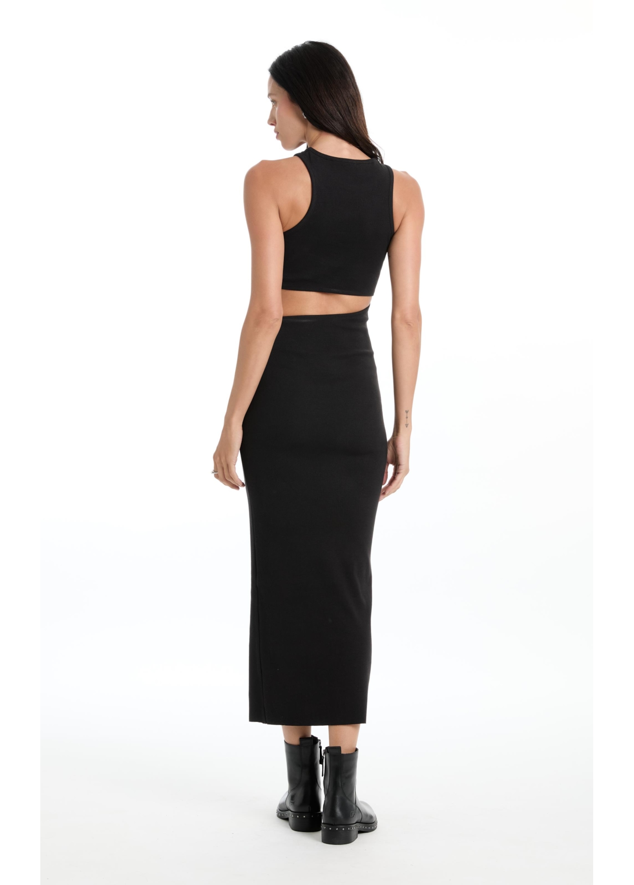 Vestido Longo Polo Preto