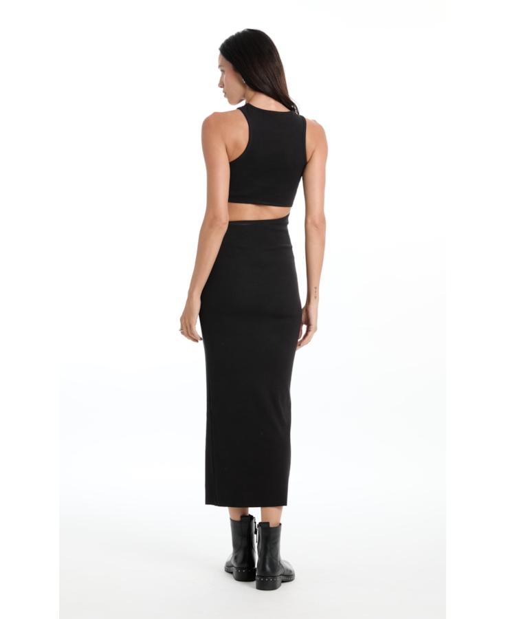 Vestido Longo Polo Preto