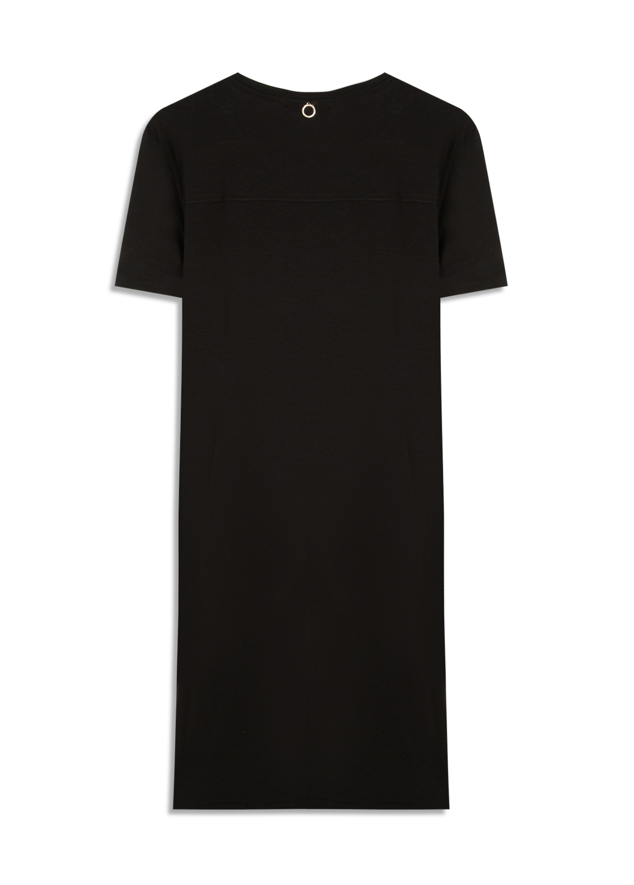 Vestido Longo Rib Texturizado Preto
