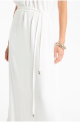 Vestido Machined Ellus Off White
