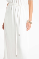Vestido Machined Ellus Off White