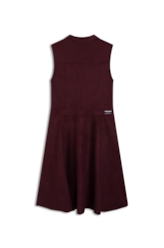 Vestido Malha Nobu Knee Dark Wine