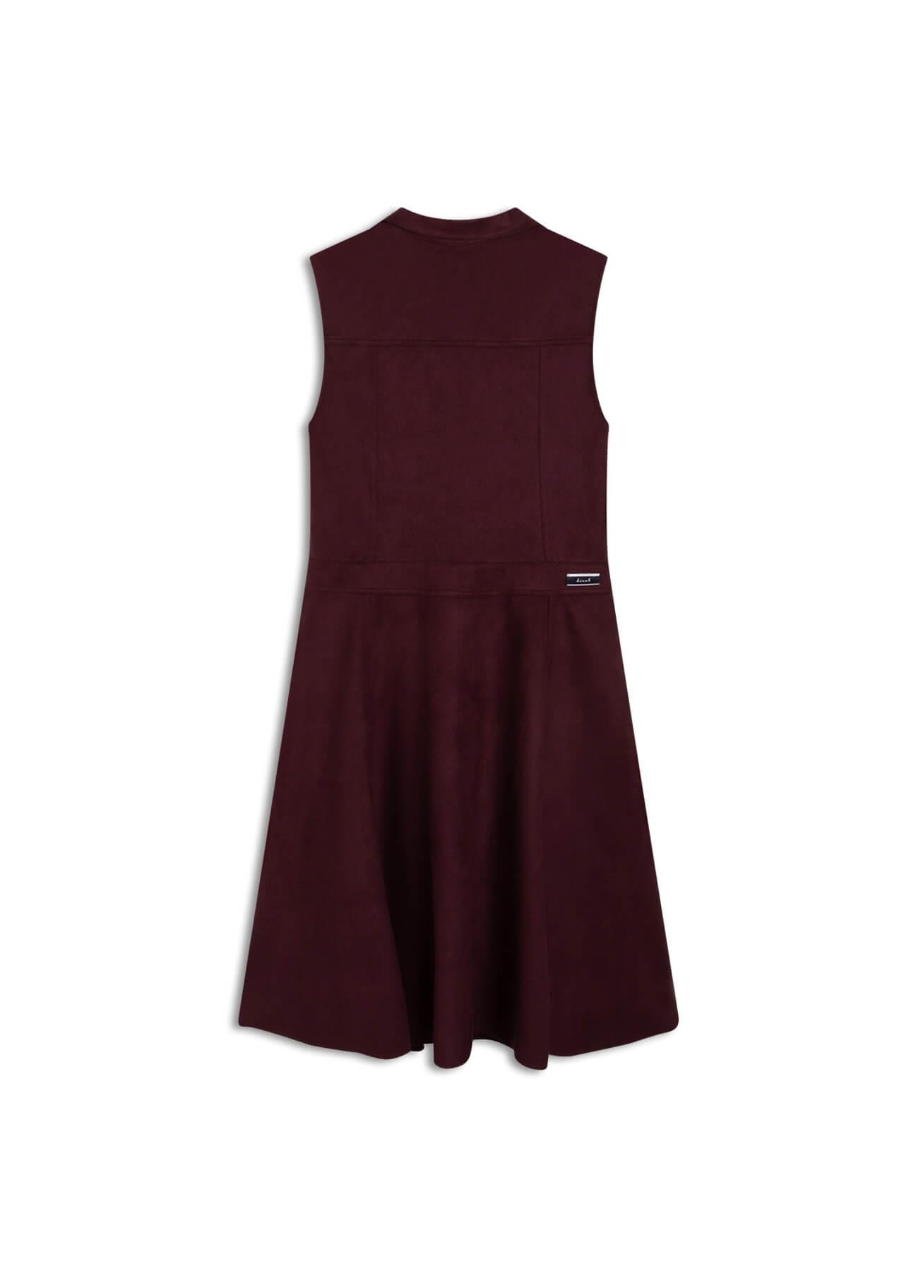Vestido Malha Nobu Knee Dark Wine