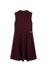 Vestido Malha Nobu Knee Dark Wine