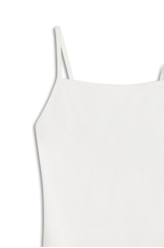 Vestido Malha Piquet Neckline Off White