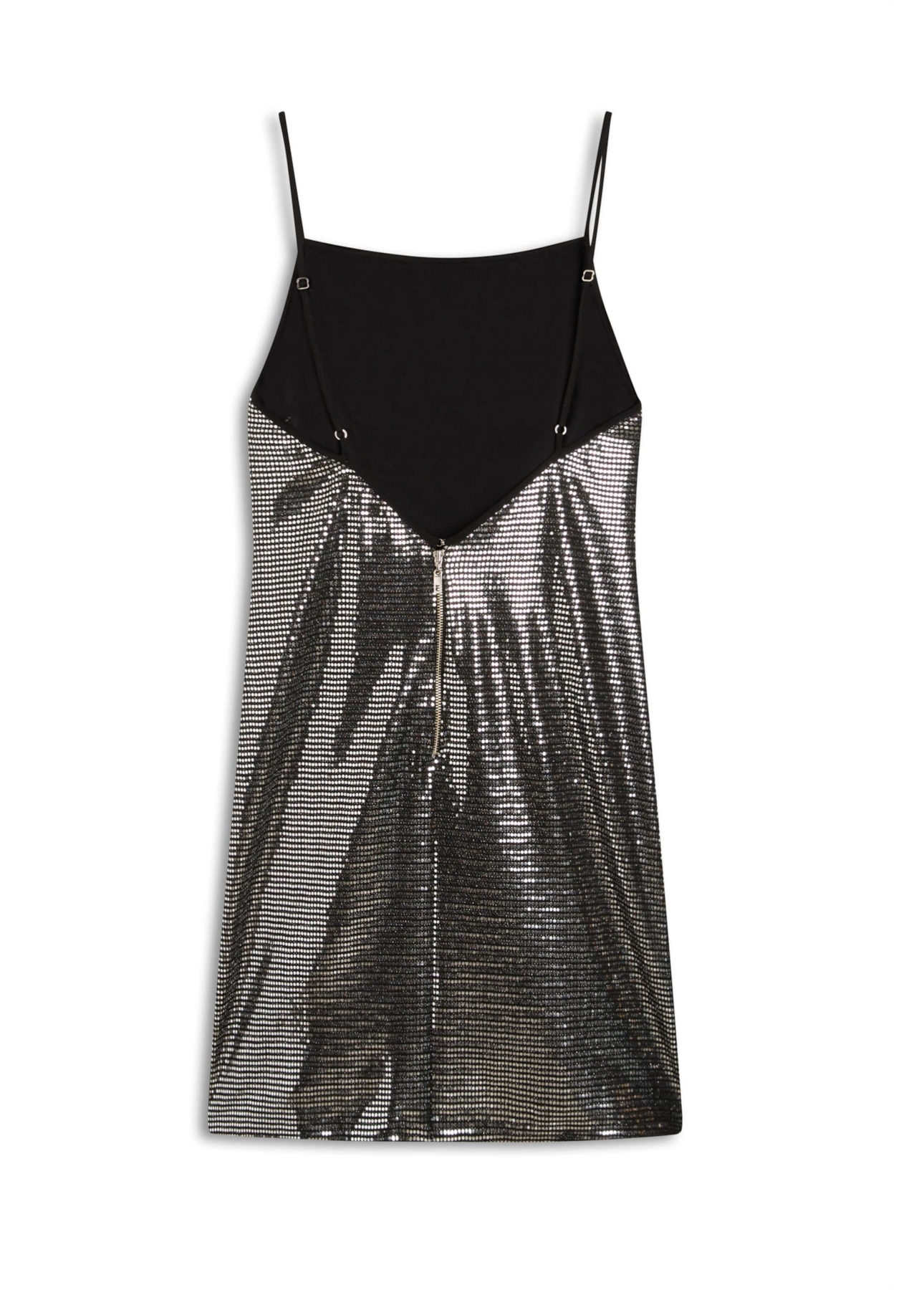 Vestido Metal Square Prata