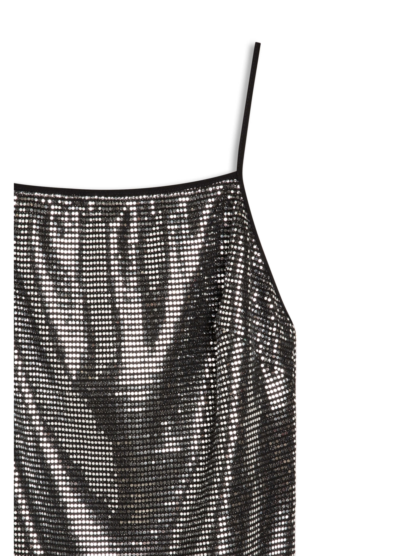 Vestido Metal Square Prata