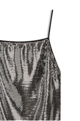 Vestido Metal Square Prata