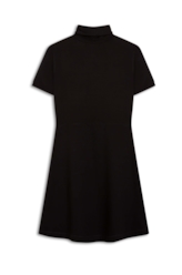 Vestido Moletinho Heavy High Collar Preto