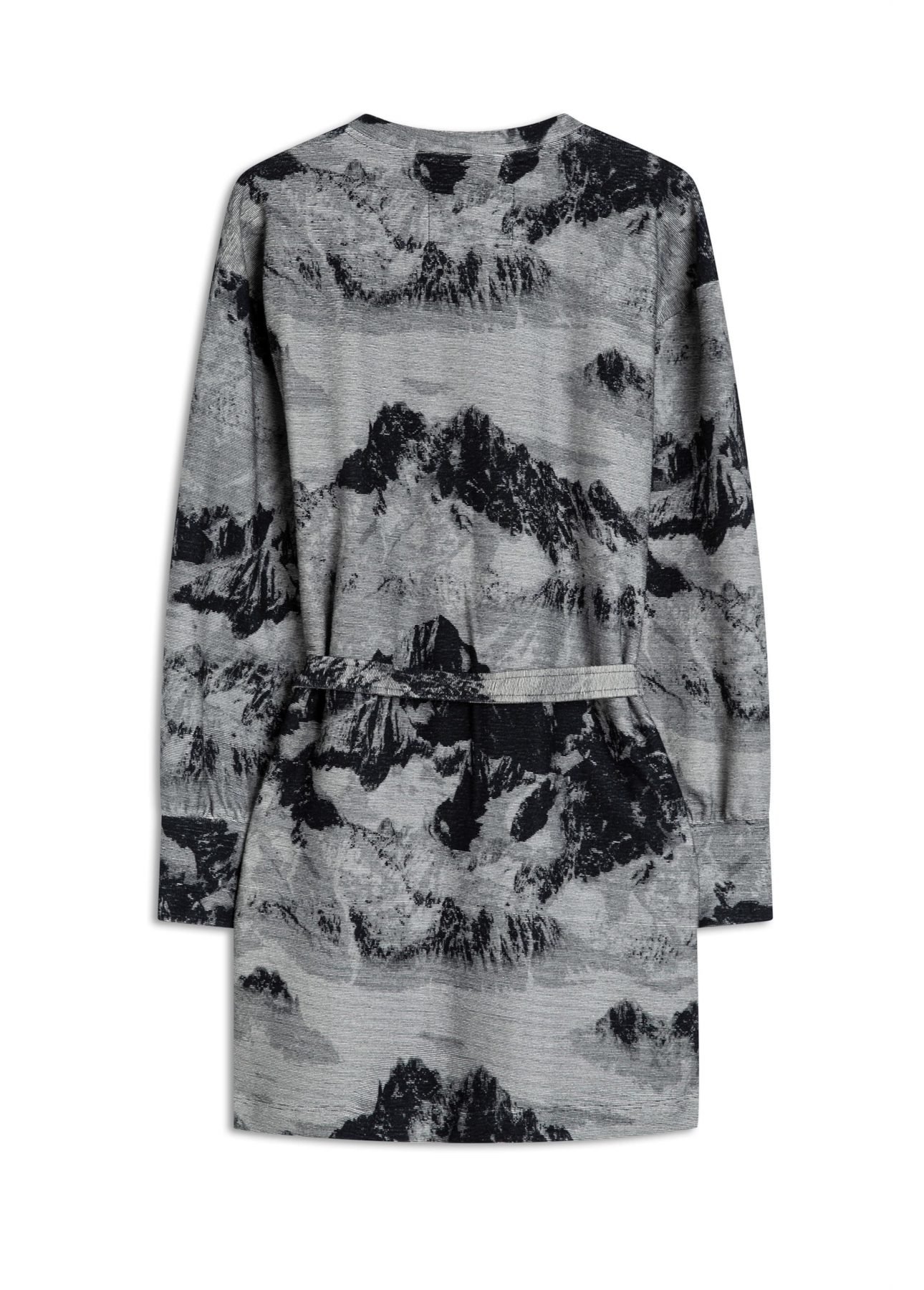 Vestido Moletom Landscape Straight Off White