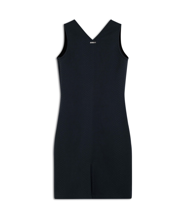 Vestido Moletom Skin Neck Midi Preto