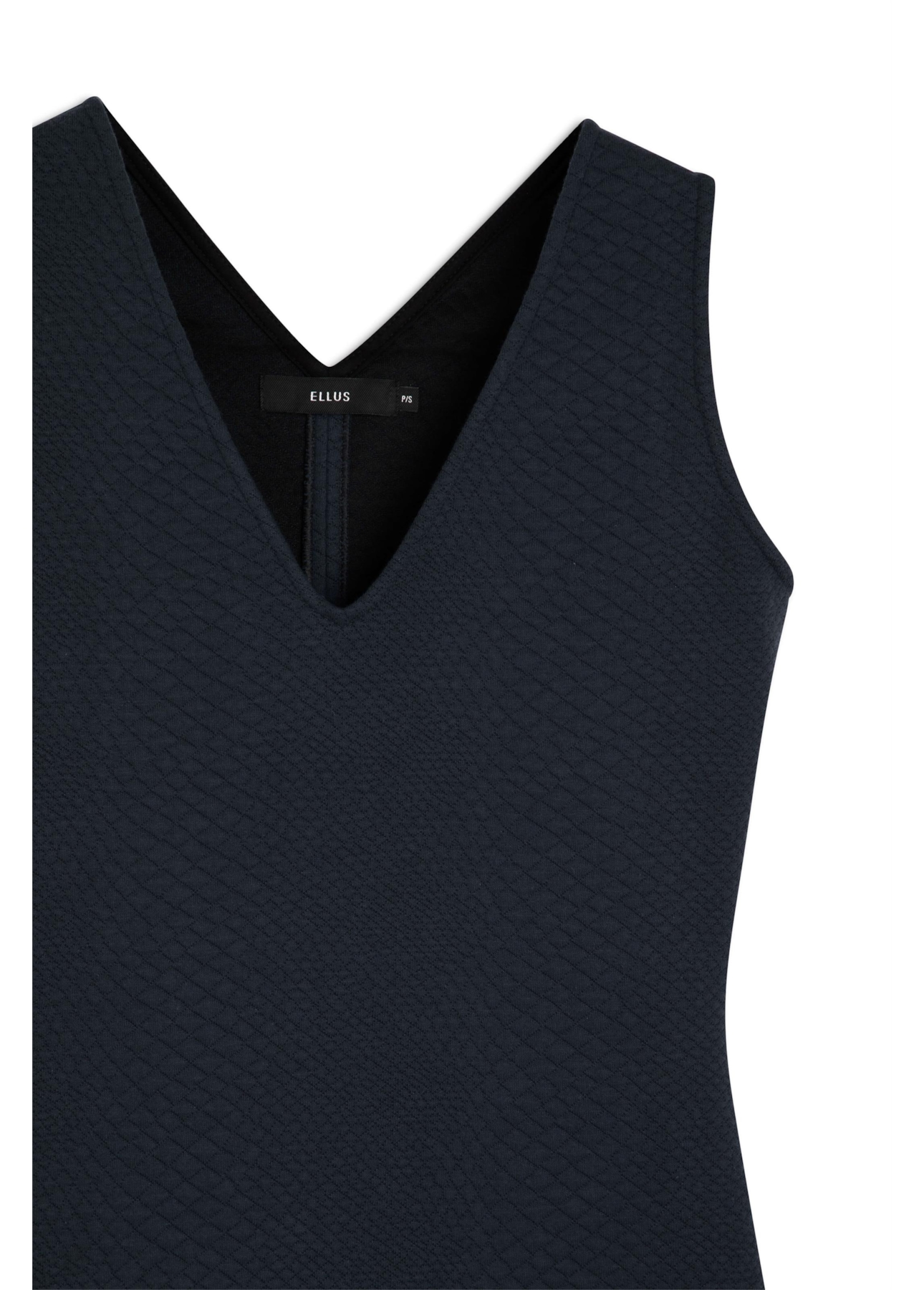 Vestido Moletom Skin Neck Midi Preto