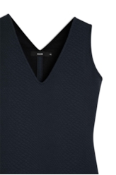 Vestido Moletom Skin Neck Midi Preto