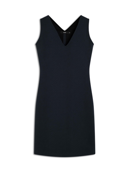 Vestido Moletom Skin Neck Midi Preto