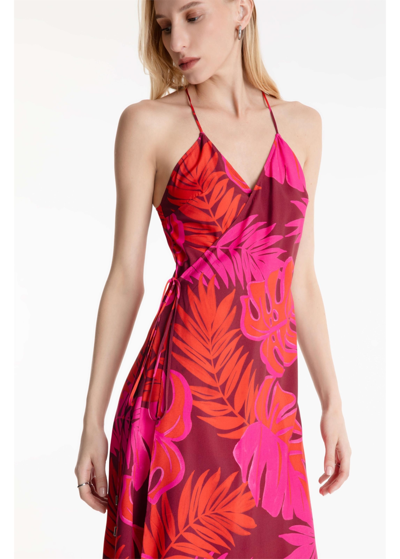 Vestido Monstera Transpass Padrao 4