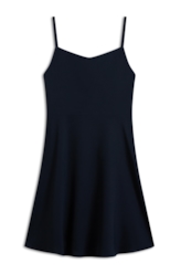 Vestido N.y Puffed Dark Navy