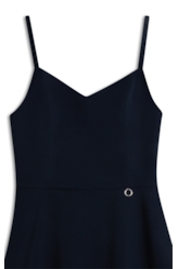 Vestido N.y Puffed Dark Navy