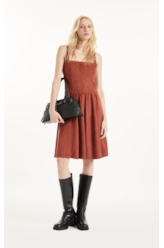 Vestido Nobu Recortes Terra