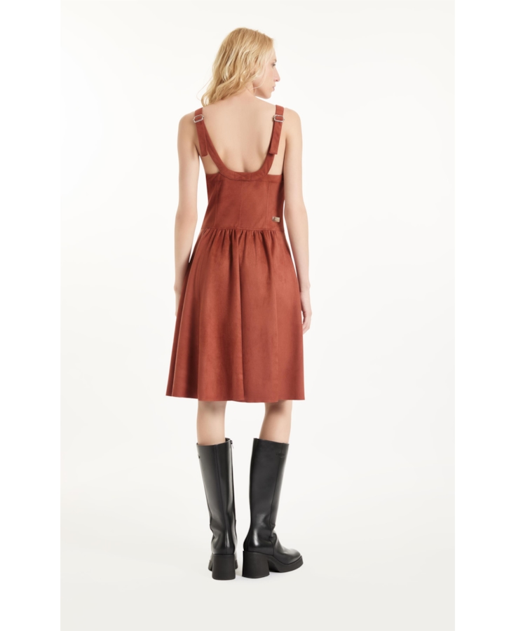 Vestido Nobu Recortes Terra
