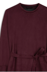 Vestido Nobu Straight Dark Wine