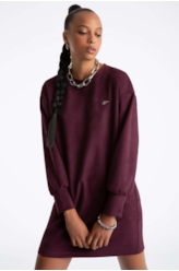 Vestido Nobu Straight Dark Wine