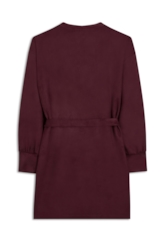 Vestido Nobu Straight Dark Wine
