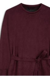 Vestido Nobu Straight Dark Wine