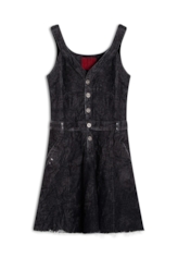 Vestido Ocean Button Style 2083-Lav.Black C/ Resina