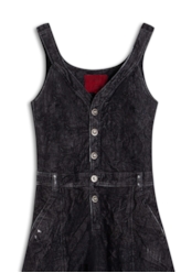 Vestido Ocean Button Style 2083-Lav.Black C/ Resina