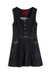 Vestido Ocean Five Lav.Black Com Resina