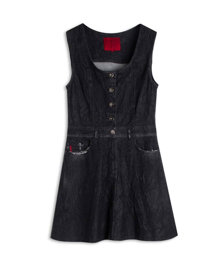 Vestido Ocean Five Lav.Black Com Resina