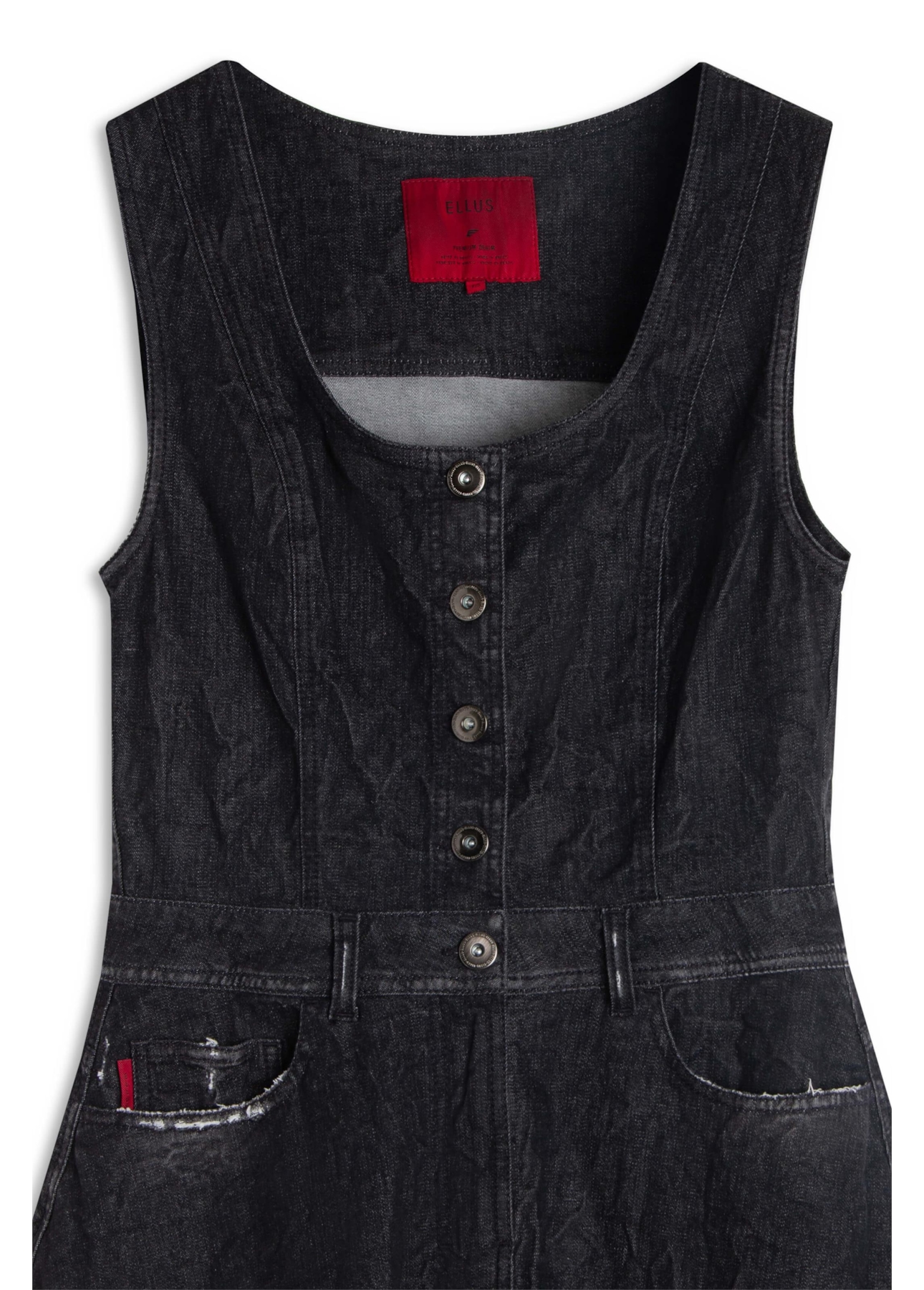 Vestido Ocean Five Lav.Black Com Resina