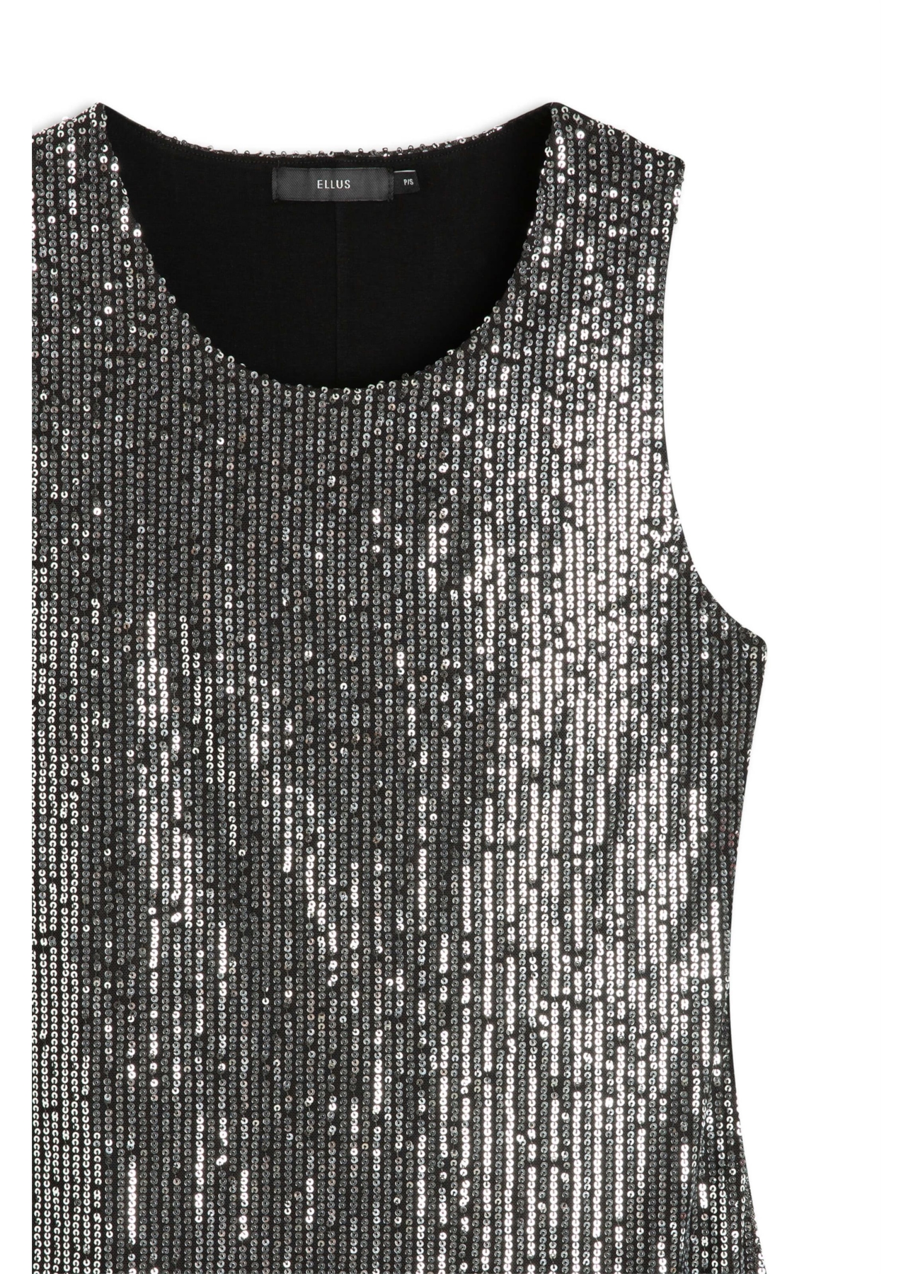 Vestido Paete Milao Mini Prata