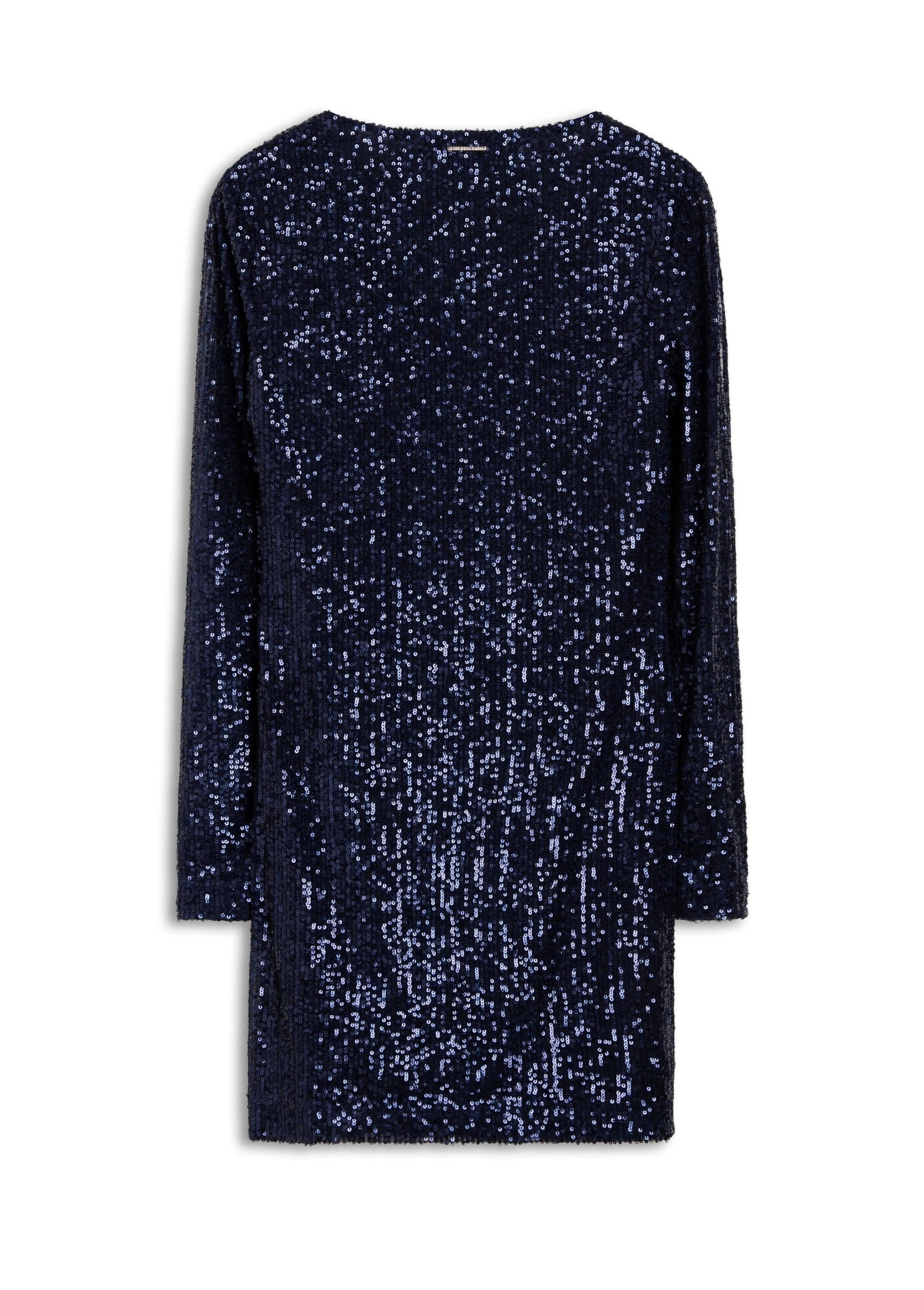Vestido Paete Ross Neck Dark Navy