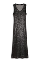 Vestido Paetê Shine Preto