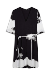 Vestido Palm Three Straight Branco