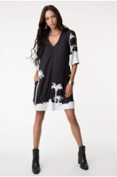 Vestido Palm Three Straight Branco