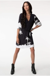 Vestido Palm Three Straight Branco