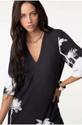 Vestido Palm Three Straight Branco