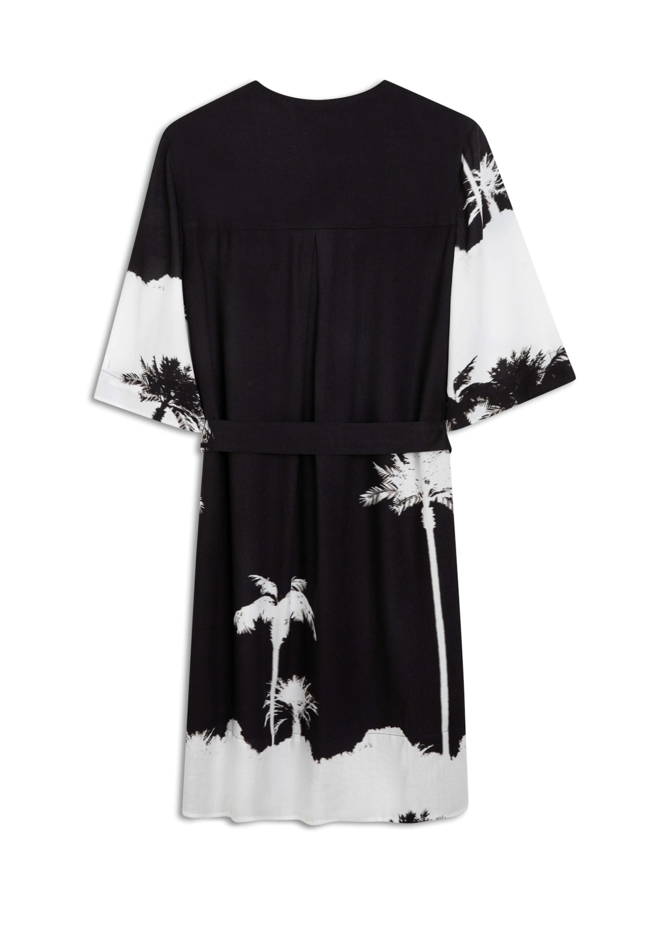 Vestido Palm Three Straight Branco