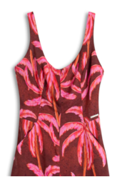 Vestido Palms Summer Vermelho
