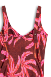 Vestido Palms Summer Vermelho