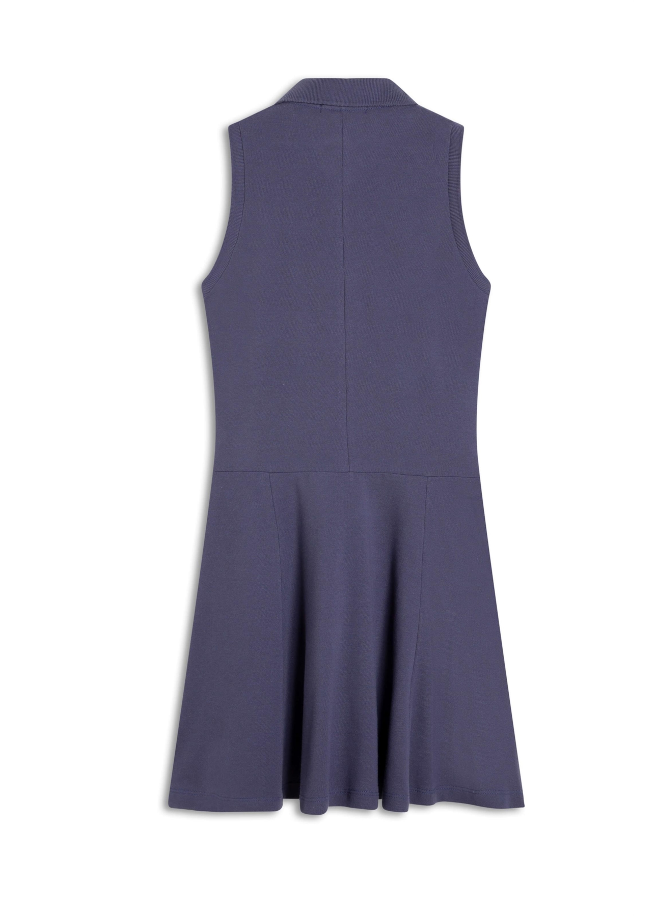 Vestido Piquet Buttons Purple Blue