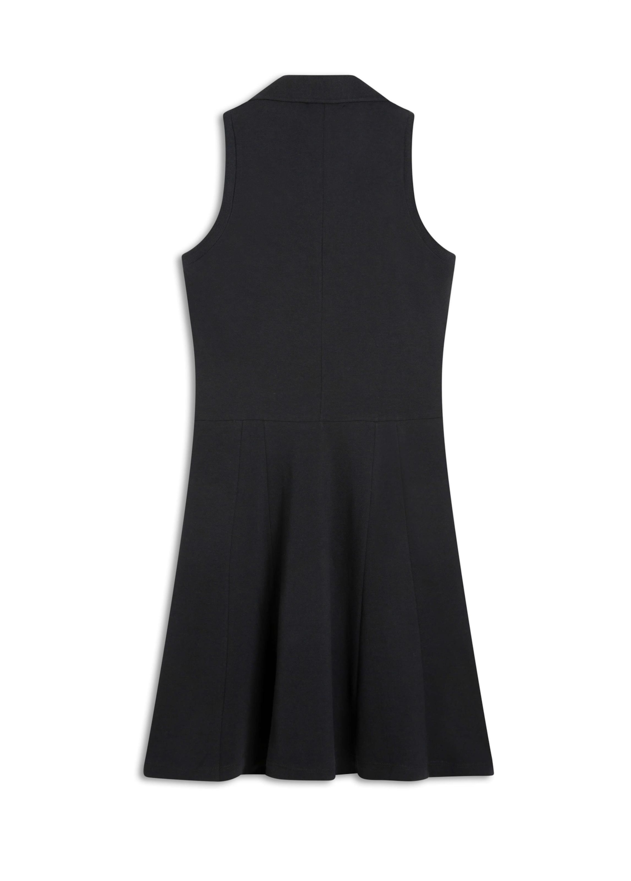 Vestido Piquet Neckline Preto