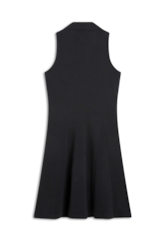 Vestido Piquet Neckline Preto