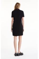Vestido Piquet Polo Ellus Deluxe Preto