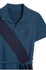 Vestido Polo Game Club Petroleo