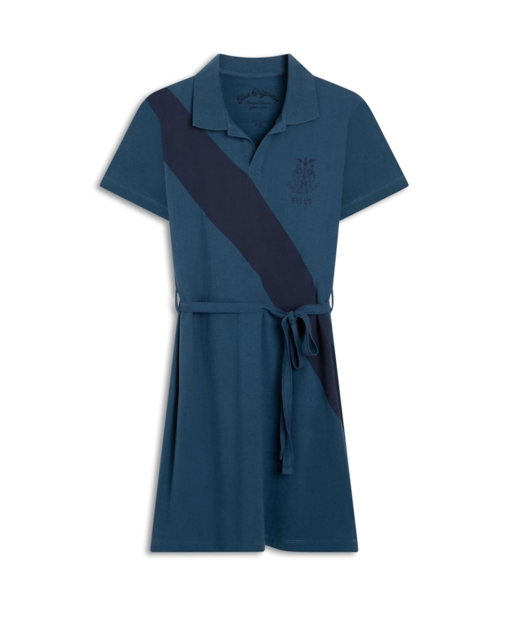 Vestido Polo Game Club Petroleo