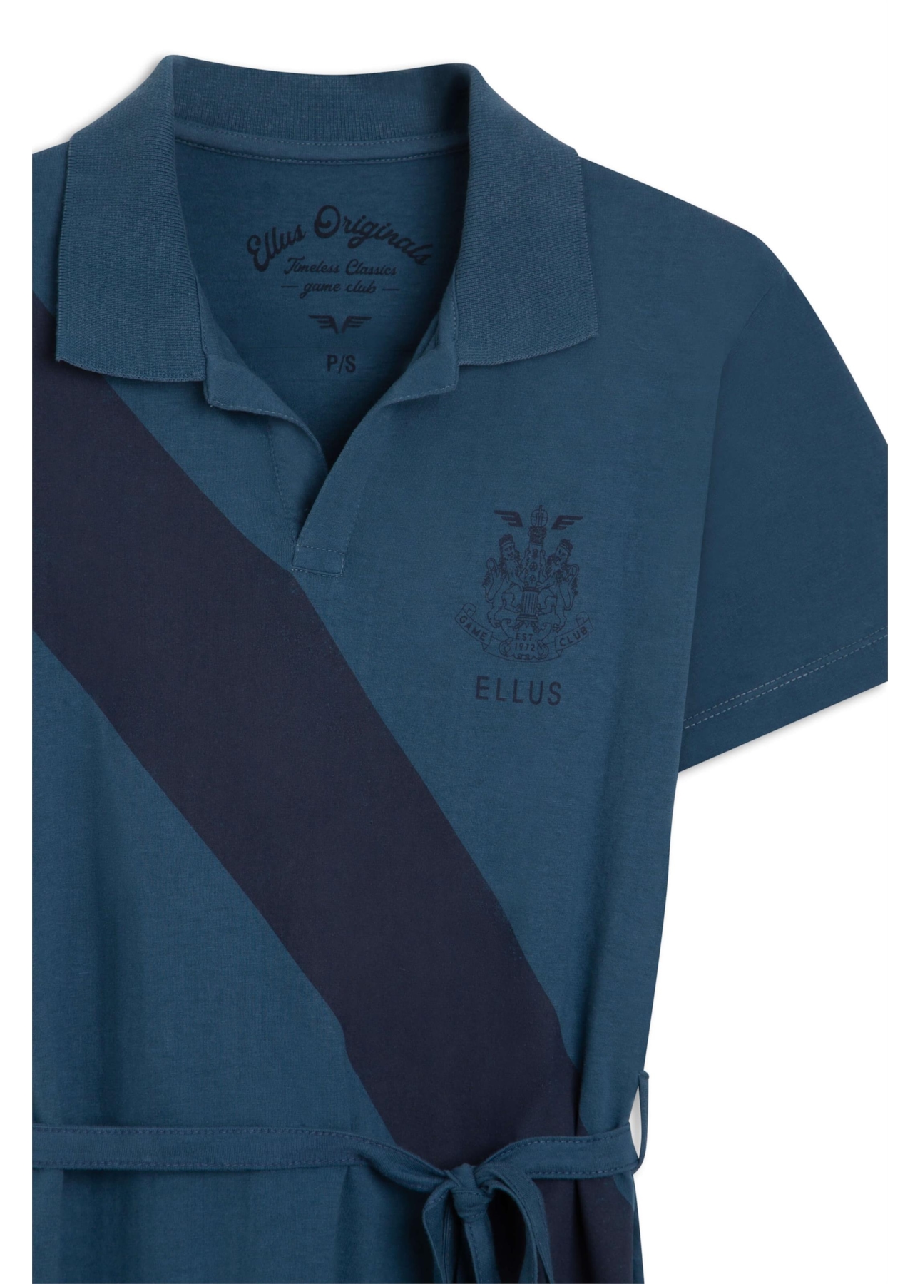 Vestido Polo Game Club Petroleo